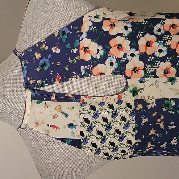 Fleur Bleve Womens Floral Sleeveless Dress Size 2 - Picture 6 of 8